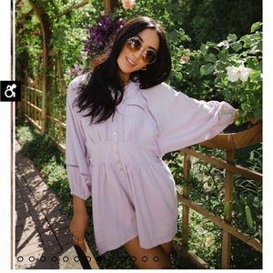 Bohme purple romper size XS